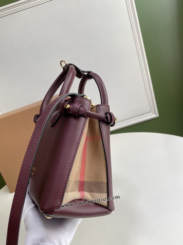 Burberry專門店新款迷你22班納手袋 巴寶莉手提肩背斜挎女包 yxb1420
